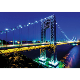 Fotobehang 1334 USA New York Manhattan bridge brug