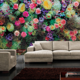 Fotobehang poster 2035 bloemen rozen kleurrijk