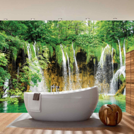 Fotobehang poster 1617 waterval natuur