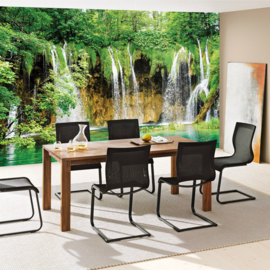 Fotobehang poster 1617 waterval natuur