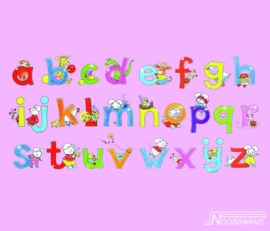 NW Sweet collection baby 5004b alphabet pink alfabet