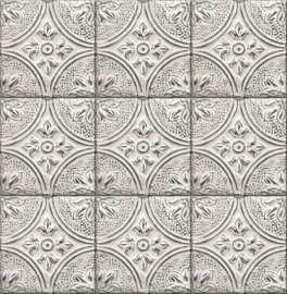 Dutch Trilogy FD23763 tegels wit zilver