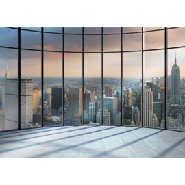 Fotobehang poster 1336 panorama skyline new york manhattan
