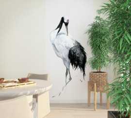 34594 kraanvogel zwart wit