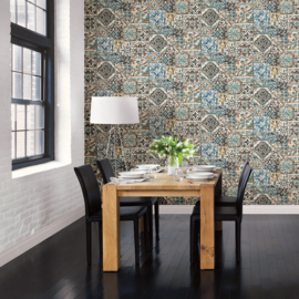 Dutch Trilogy FD22315 portugese tegels blauw