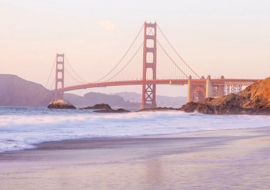 Fotobehang 3530 USA golden gate bridge san fransico