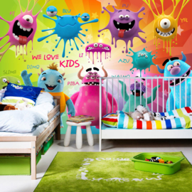 Fotobehang poster 0092 kinderkamer 0092 monsters