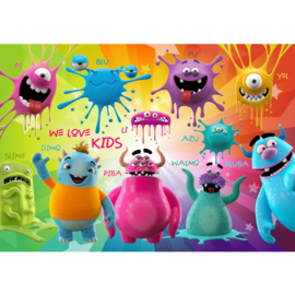 Fotobehang poster 0092 kinderkamer 0092 monsters