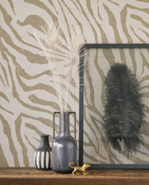 Eijffinger Skin 300601 dierenhuid zebra zwart wit