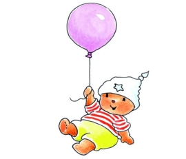 NW Sweet collection baby 5021b ballon roze beer