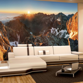 Fotobehang poster 3351 landschap bergen alpen