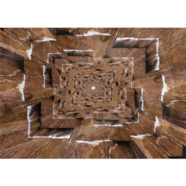 Fotobehang poster 2176 hout bruin planken