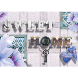 Fotobehang poster 2688 sweet home schilderij lijsten