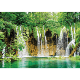 Fotobehang poster 1617 waterval natuur