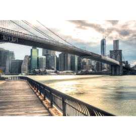 Fotobehang poster 0043 skyline new york big apple