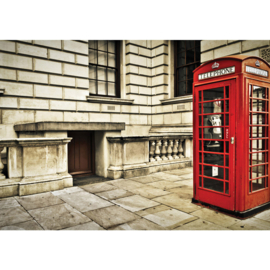 Fotobehang 1346 Engeland telefooncel rood