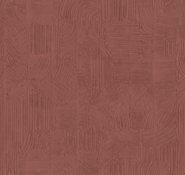 60728 Tamba Burgundy touw grafisch