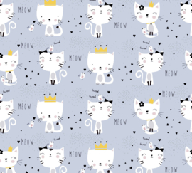 AS 381311 kat poes licht blauw