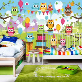 Fotobehang poster 0334 kinderkamer uil