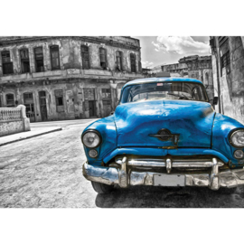 Fotobehang 1590 auto taxi cuba