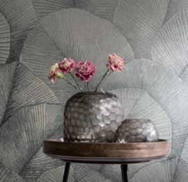 34514 blad groen grijs metallic zilver