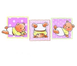 NW Sweet collection baby 5010b triple fun pink beer