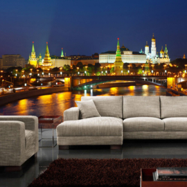 Fotobehang 1804 Rusland Moskou skyline