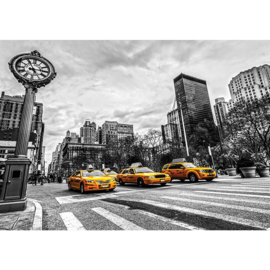 Fotobehang taxi geel 2661 USA