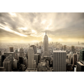 Fotobehang poster 0037 skyline new york empire state building