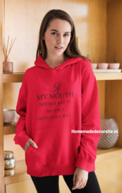 Hoodie  mouth