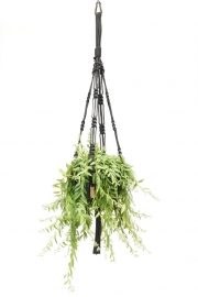 macrame hanger black #0402