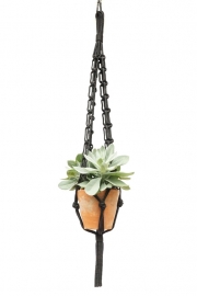 macrame hanger black #0304