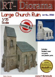 RT35199 1:35 RT-Diorama Large Church Ruin