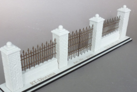 RT35275 1:35 RT-Diorama  Brick wall with Fence