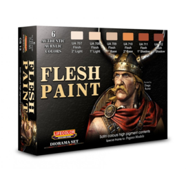 CS13 Lifecolor  Flesh paint set (This set contains 6 acrylic colors)