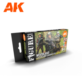 AK11632 WOODLAND & FLECKTARN CAMOUFLAGE