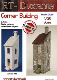 RT35258 1:35 RT-Diorama Corner Building