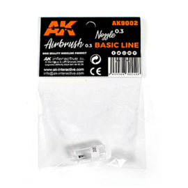 AK9002 0.3 NOZZLE FOR AK AIRBRUSH