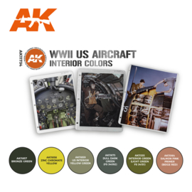 AK11734 3rd Gen WWII US AIRCRAFT INTERIOR COLORS