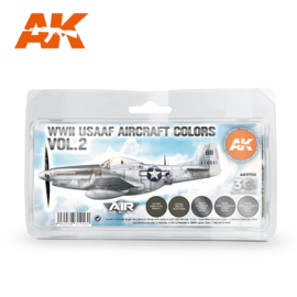 AK11733 3rd Gen + Extreme Metal WWII USAAF AIRCRAFT COLORS VOL.2