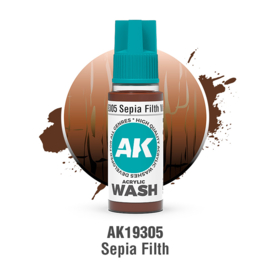 AK19305 SEPIA FILTH – ACRYLIC WASH