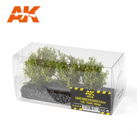 AK8216 LIGHT GREEN BUSHES 4-5CM 1:35 / 75MM / 90MM