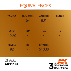 AK11194 BRASS – METALLIC