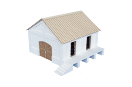 RT35022 1:35 RT-Diorama  Freight Shed (Modular System) 22,5 x 25,5 x H=18,5cm