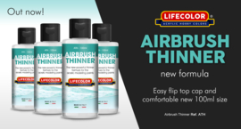 LFtin100 Lifecolor Airbrush Thinner (New Formula) 100ml
