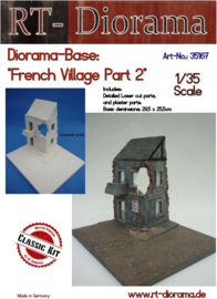 RT35167  1:35 RT-Diorama Diorama-Base: "French Village" Part 2 29,5 cm x 25,5 cm