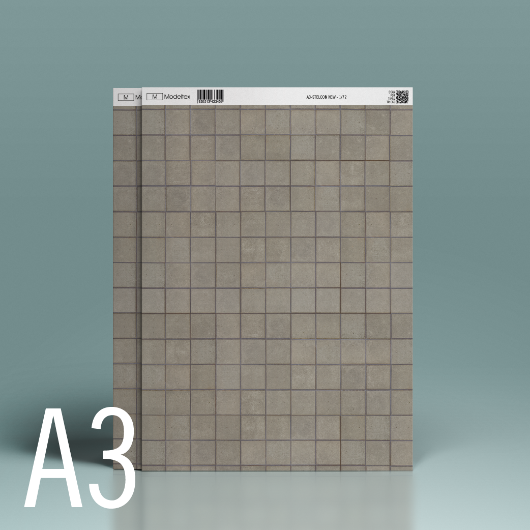 MT452 1:72 Modeltex A3 Stelcon New(420mm x 297mm x 3mm)