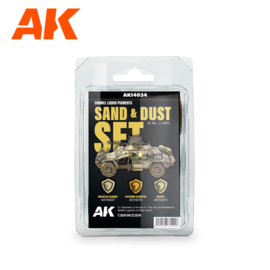 AK14034 SAND & DUST SET – ENAMEL LIQUID PIGMENT