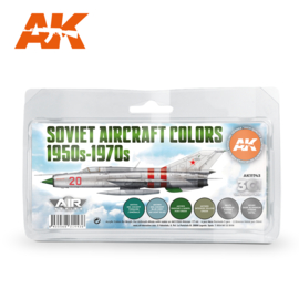 AK11743 3rd Gen + Extreme metal SOVIET AIRCRAFT COLORS 1950S-1970S