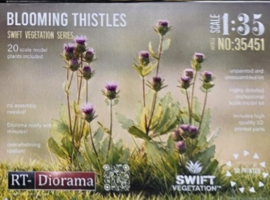 RT35451 1:35 RT-Diorama Blooming  Thistles (20 plants